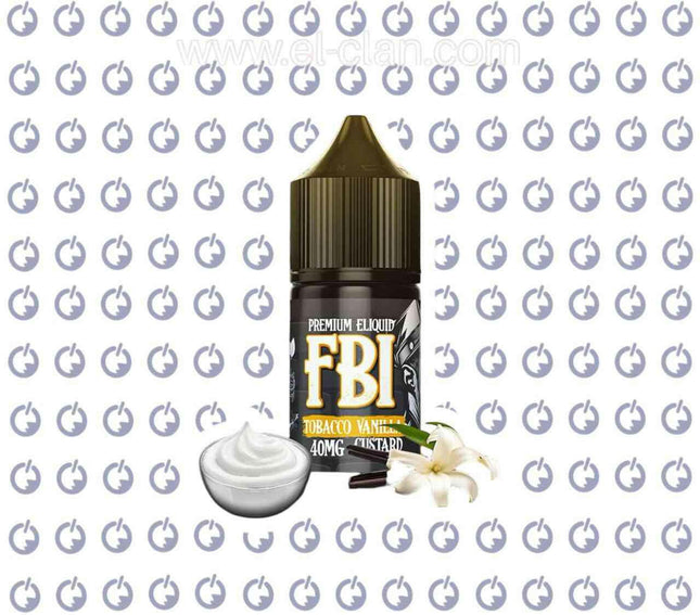 FBI SaltNic Tobacco Vanilla Custard توباكو فانيليا كاستر - FBI E-Juice -  الكلان فيب.