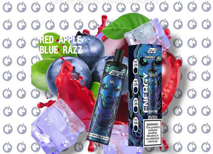 Energy Red Apple Blue Razz تفاح توت - energy disposable -  الكلان فيب.