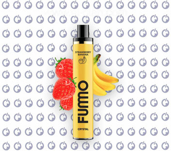 Fummo Crystal+ Strawberry Banana فراوله موز - Fumo Disposable -  الكلان فيب.