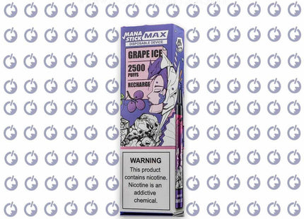 LostVape ManaStick Max Grape ice disposable عنب ساقع - Lost Vape -  الكلان فيب.