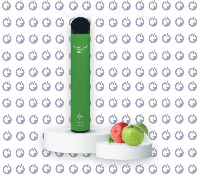 Nerd Bar Double Apple disposable تفاح - Puff EGY -  الكلان فيب.