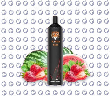 Tiger Mesh Strawberry Watermelon disposable فراوله بطيخ - tiger disposable -  الكلان فيب.