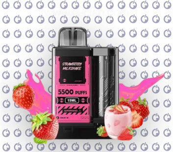 Vapengin 5500 Strawberry Milkshake disposable ميلك شيك فراوله - Vapengin disposable -  الكلان فيب.