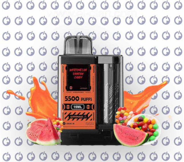 Vapengin 5500 Watermelon Rainbow Candy disposable بطيخ كاندي - Vapengin disposable -  الكلان فيب.