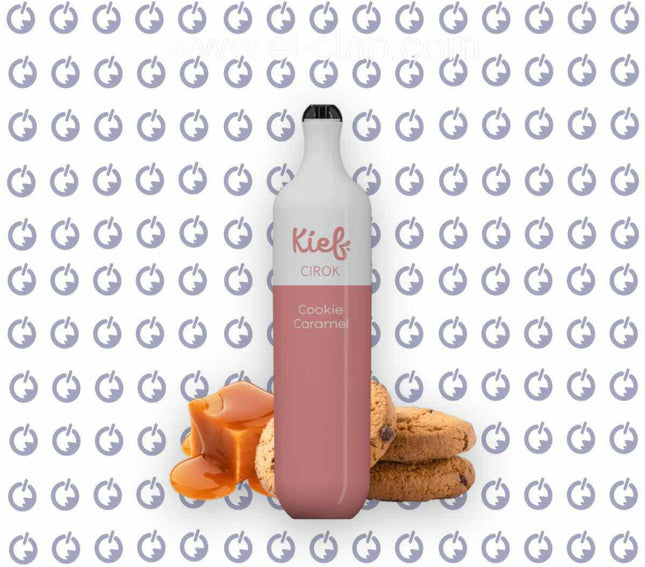 Kief Cirok Cookie Caramel disposable كوكيز كراميل - Xtra Flavors -  الكلان فيب.