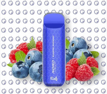 KIEF NORD BAR Blueberry Raspberry disposable نورد بار توت - Xtra Flavors -  الكلان فيب.