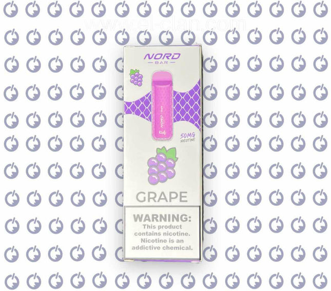 KIEF NORD BAR Grape disposable نورد بار عنب - Xtra Flavors -  الكلان فيب.