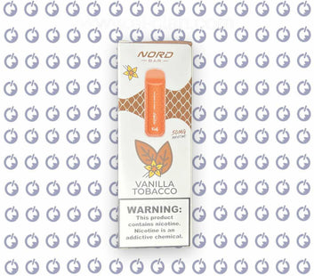 KIEF NORD BAR Vanilla Tobacco disposable نورد بار تبغ فانيلا - Xtra Flavors -  الكلان فيب.