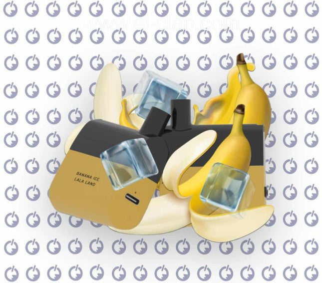 Xtra Flow Banana Ice LaLa Land disposable اكسترا فلو موز ساقع - Xtra Flavors -  الكلان فيب.