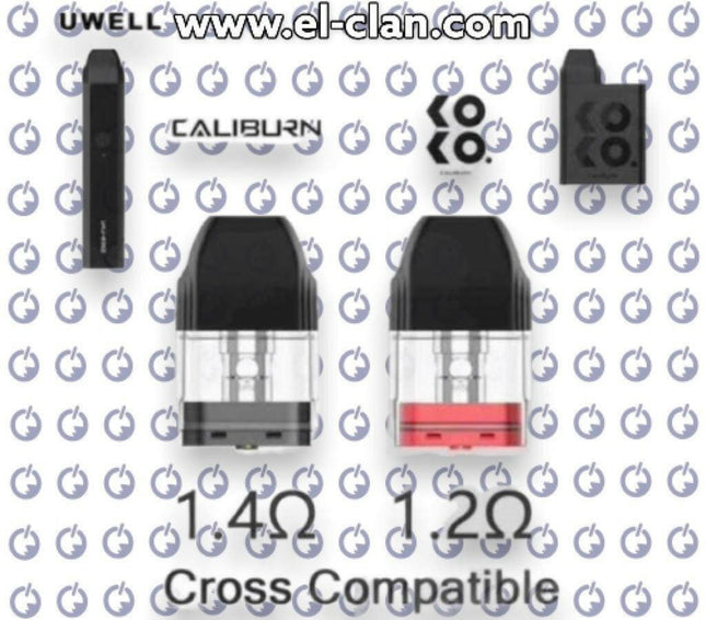 Caliburn Pod Cartridge غيار لبود كاليبورن - Uwell -  الكلان فيب.