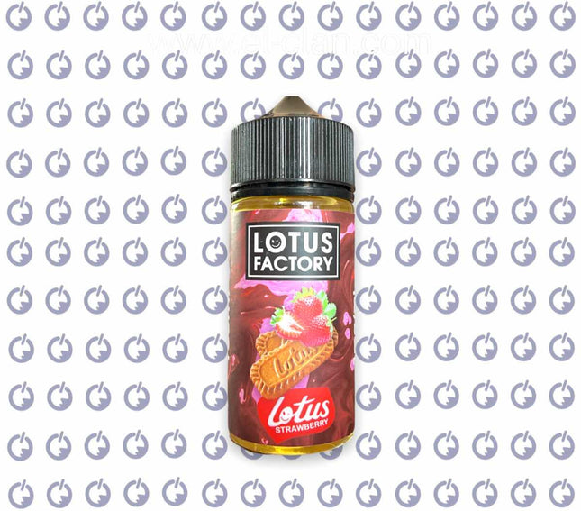 Lotus Factory Strawberry بسكويت فراوله - Lotus Factory E-Juice -  الكلان فيب.