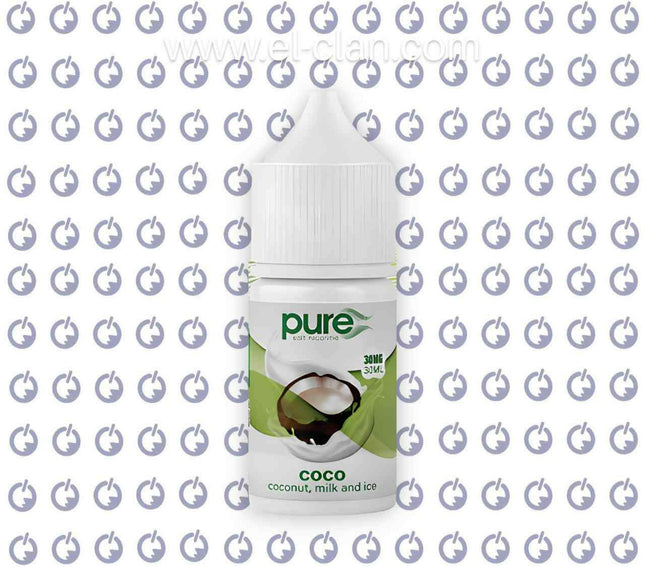 Pure Saltnic Cocoجوز هند لبن - Pure E-Juice -  الكلان فيب.