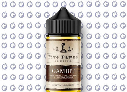Five Pawns Gambit فانيلا تفاح كراميل - Five Pawns E-Juice -  الكلان فيب.