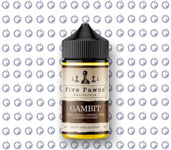 Five Pawns Gambit فانيلا تفاح كراميل - Five Pawns E-Juice -  الكلان فيب.