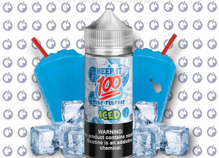 Keep it 100 Blue Slushie Iced  توت ساقع⁩⁩⁩⁩ - Keep it 100 -  الكلان فيب.