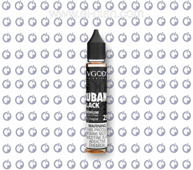 ⁨VGOD SaltNic Cubano Black سيجار بلاك - VGOD -  الكلان فيب.