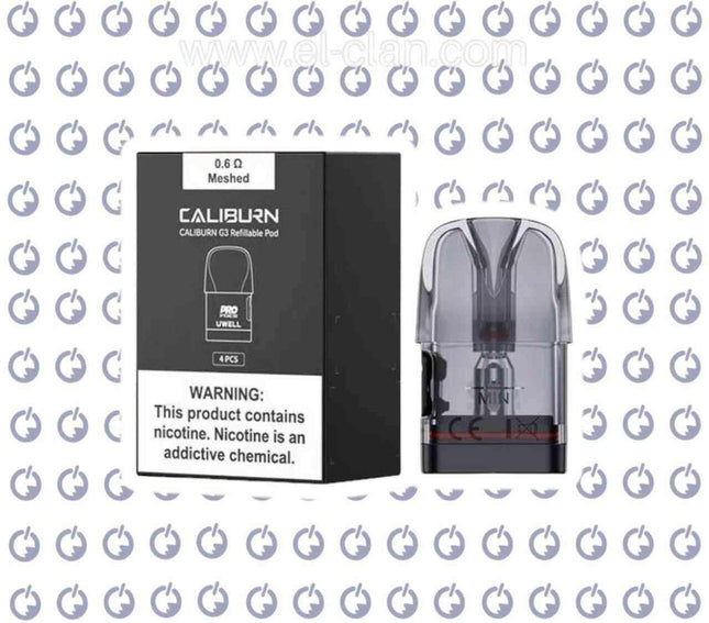 Caliburn G3 Cartridge غيار لبود كاليبرن جى 3 - Uwell -  الكلان فيب.